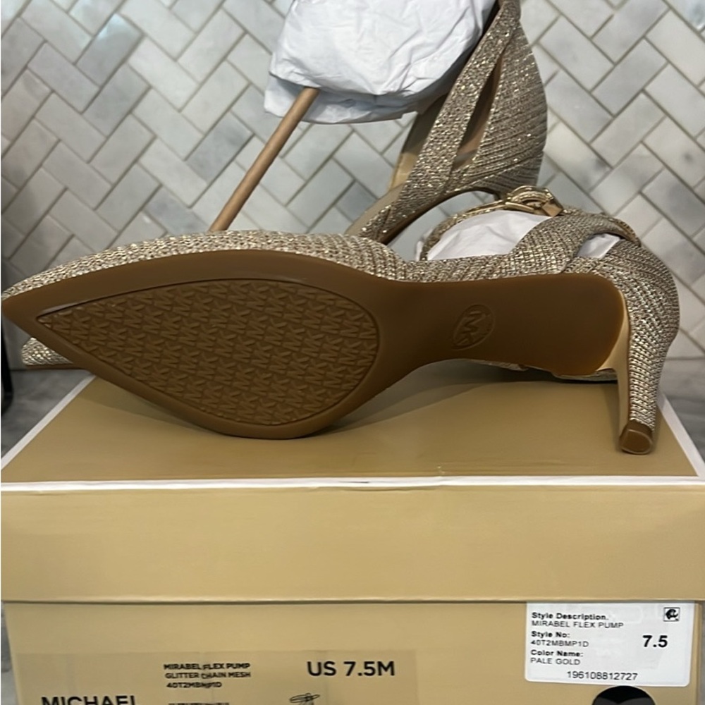 Michael Kors Gold Heels